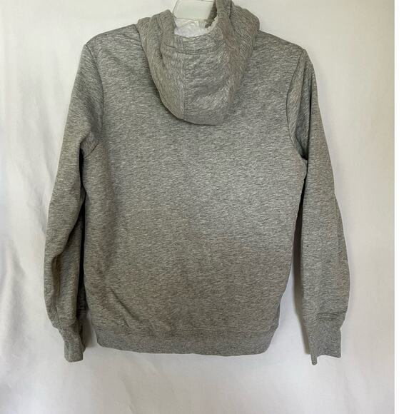 Disney Women's Gray Zip Up Hoodie Jacket Size M Mickey Mouse Theme Sherpa lined - Picture 2 of 8